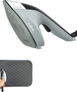 Calor, Duo Power 2en1, Fer vapeur et défroisseur, Facile d’utilisation, Rapide et efficace, Sans réglages, Fer extra léger, JF4031C0