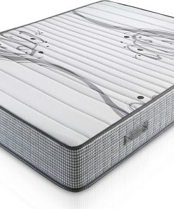 Matelas Boston 160X200 à mémoire de Forme 22 cm Épaisseur + 1,5 cm de Mousse à mémoire de Forme de 65 kg/m3 + Indépendance de Couchage + Soutien: Ferme + Extrêmement Durable
