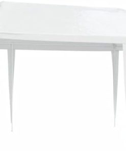 vidaXL Tente de Réception Tonnelle de Patio Chapiteau de Jardin Pavillon d'Extérieur Belvédère de Terrasse Voyages de Camping 4x6 m Blanc