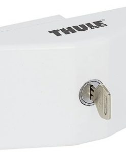 Thule 25218 Serrure de porte pour camping-car et caravane, blanche