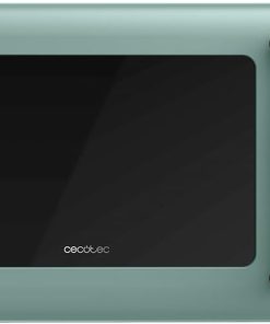 Cecotec Micro-ondes Mécanique de 20L Proclean 3010 Green. 700W, 6 Niveaux de Puissance, Mode Décongélation, Signal de Fin de Cuisson, Lampe Intérieure, Minuteur jusqu'à 30', Design en Vert