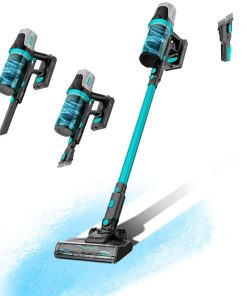 Cecotec Aspirateurs balais à Batterie Conga Rockstar 1500 Horizon X-Treme XL. Aspirateur Vertical sans Fil de 215W, 60 Minutes d'autonomie et Brosse Mixte