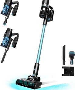 Cecotec Aspirateur Balai sans Fil Conga Rockstar 1500 Ray Jalisco. 215 W, 12 kPa, Autonomie 45 Min, 3 en 1, Brosse Jalisco, Accessoires, 2 Programmes, Cyclone Parallèle, Réservoir 500 ML