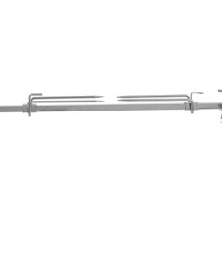 BBQ-Toro Barbecue à cochon de lait avec moteur | réglable en hauteur | électrique | en acier inoxydable – Set de broche pour feu de camp, camping et jardin | rôtisserie