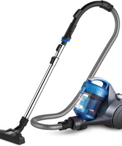 Eureka WhirlWind Aspirateur sans Sac, Aspirateur Traîneau silencieux, Aspirateur Cyclonique Léger et Puissant pour Tapis, Sols Durs, Poils d'Animaux et Poussière, 700W, 1,5L, Bleu