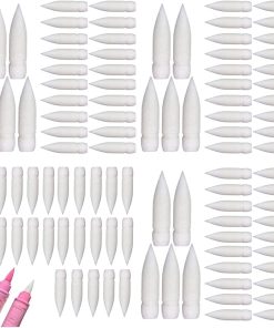 Lot de 100 pointes de marqueur pour peinture à l'huile - Avec pointe fine - Pointe de rechange pour crayons de couleur - Outil de dessin acrylique - Pour étudiant