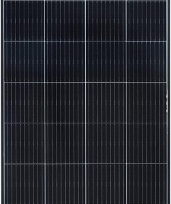 enjoy solar® Panneau Solaire Monocristallin 200W 12V, PERC 9BB – Idéal pour camping-car, installation balcon, abri de jardin, bateau (Cadre Noir)
