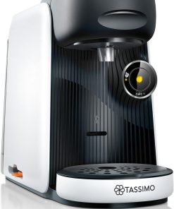 Bosch Machine à café multi-boissons Tassimo Finesse friendly, TAS163E, plus de 70 boissons chaudes, IntensityBoost, cafétière à dosettes, Intellibrew, blanc