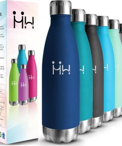 HoneyHolly Gourde Isotherme - 750ML - Gourde Inox isolé à Double Mur, Gourde Sport sans BPA, Bouteille Isotherme Étanche, Processus de revêtement en Poudre - Pour Boissons Chaudes Et Froides