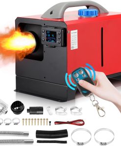 12 V 8 kW Chauffage auxiliaire diesel, chauffage diesel, chauffage à air diesel avec télécommande, commutateur LCD, silencieux de surveillance pour camion, camping-car, VR, bateau, voiture