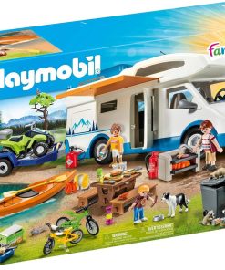 Playmobil 9318 Aventure au Camping - Family Fun - Vacances Loisirs - Taille Unique