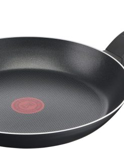Tefal - B55508 - Easy Cook & Clean - Poêle à frire - 32 cm - Revêtement anti-adhésif - Signal thermique - Fond stable - Nettoyage facile - Forme profonde - Noire (Non-Induction)