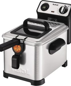 Tefal Filtra Pro, Friteuse semi-professionnelle, 3L, 2400W, Filtre à huile breveté, Inox&Design, Zone froide, Hublot de contrôle, Minuteur Digital, Thermostat réglable, FR511170